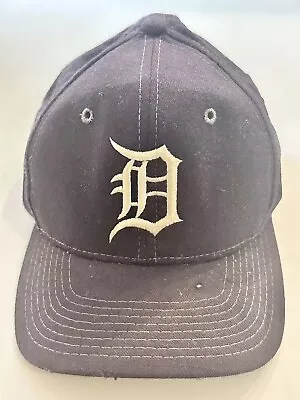 Vtg Sports Specialties Detroit Tigers Fitted Hat 7 1/2 The Pro Wool Plain Logo • $34.99
