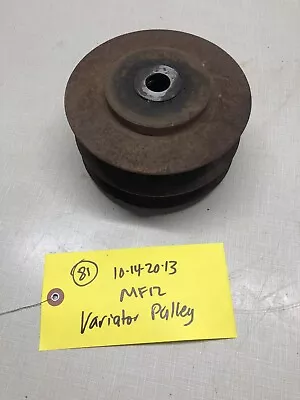 Massey Ferguson MF-10 MF-12 Tractor Variable Speed Pulley • $60.14