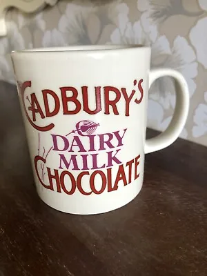 £5 • Buy Cadbury's Dairy Milk Chocolate Mug Staffordshire Tableware Made In England