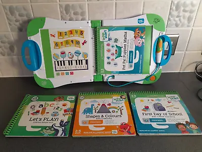 Leapfrog Leap Start Console & 4 Books - Clean - Batteries Included • £34.99