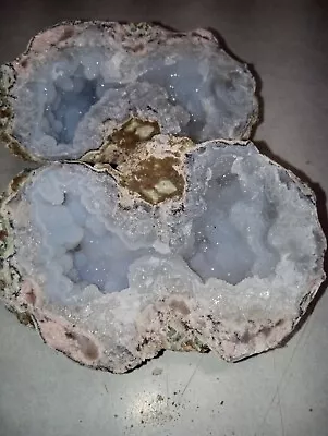 3.5 Inch Trancas Geode WOW!  Quartz Calcite! Crystals  Chihuahua MEXICO #2 • $29