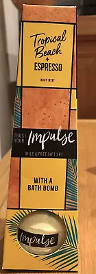 Impulse Gift Set - Tropical Beach & Espresso- Body Mist & Bath Bomb • £6.50