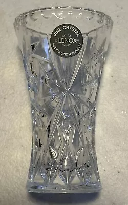 Lenox Fine Crystal Pinwheel Star Bud Vase Made In Czech Republic 4  Vintage • $6.99