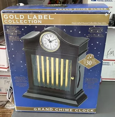 Mr. Christmas Grand Chime Clock Gold Label Collection 30 Songs Chimes  • $129.99