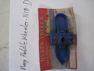 Marx Queen Idella Paddelwheel Boat  (free Shipping) • $65