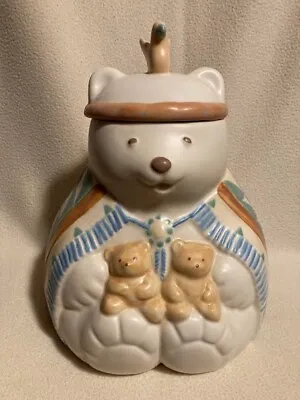 Vintage Treasure Craft Southwestern Bear Ceramic Cookie Jar 12  • $28.50