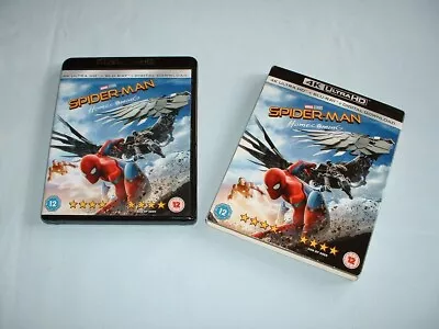 Spider-man Homecoming 4k Ultra Hd & Blu Ray (film/movie/blue/marvel/tom Holland) • £5.99