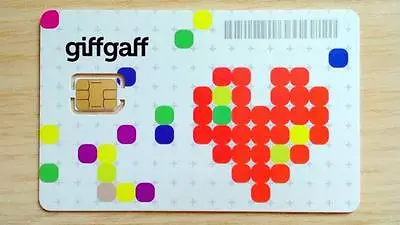£0.99 • Buy Giff Gaff Pay As You Go Nano IPhone 5 5s 5c & 6 Sim Card 4G Data FREE £5 Credit