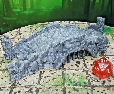 Stone Bridge Ruins Scatter Terrain Scenery 28mm Dungeons & Dragons 3D Printed • $15.99