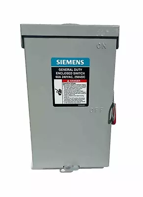 Siemens GNF222RLA 2p 60a 240V Non-Fusible General Duty Safety Switch Series A • $84.99