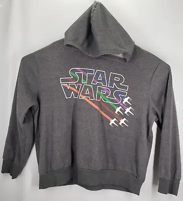 Star Wars Men's XL Hoodie Pullover Sweatshirt X-Wing Fighter Flight Lucasfilm's • $16.35