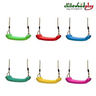 £13.99 • Buy Garden Swing Seat For Kids Climbing Frame  With Adjustable Ropes Swings Set