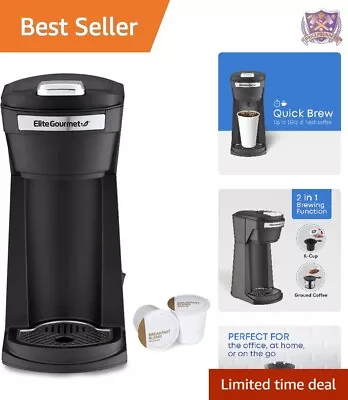 Personal Single-Serve Coffee Maker: K-Cup & Grounds Reusable Filter 16oz • $57.97