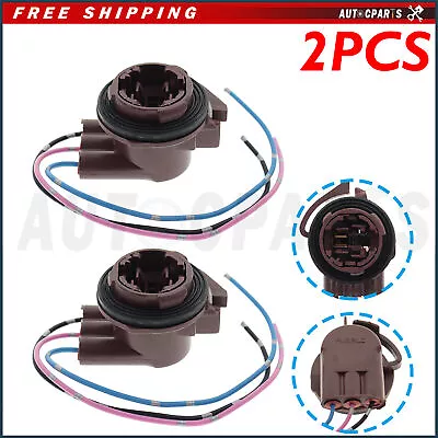 Bulb Socket Turn Signal Light Harness Wire Plug Connector For Ram 1500 2013 2Pcs • $8.81