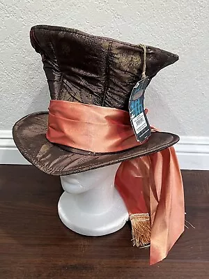 Mad Hatter Top Hat Disney Johnny Depp Alice In Wonderland Small • $22.99