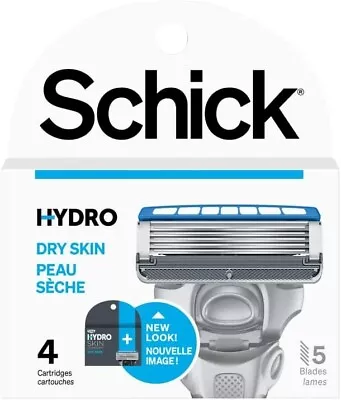 Schick Hydro 5-Blade Skin Comfort Dry Skin Men'S Razor Blade Refill 4 Ct • $16.99