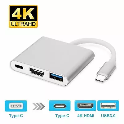 NEW USB Type C To HDMI HDTV TV Cable Adapter Converter For Macbook Android Phone • $12.99