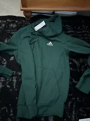 Adidas Men's Essential Hoodie HE7200 Collegiate Green Size M New • $32.99