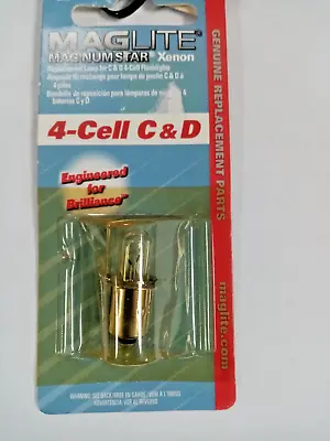 Mag-Lite Mag-num Star Krypton Bulb For 4-Cell C+D Alkaline Battery LMSA401 NEW • $14.50