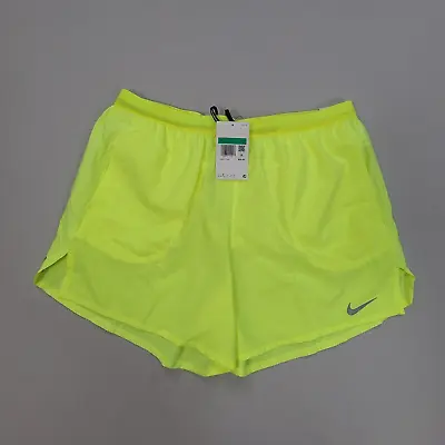 Nike Shorts Adult Extra Large Green Volt Dri-Fit Flex Stride Running Mens • $39.99