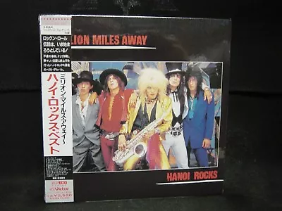 HANOI ROCKS Million Miles Away JAPAN MINI LP CD Cherry Bombz Jerusalem Slim 69 • $25.99