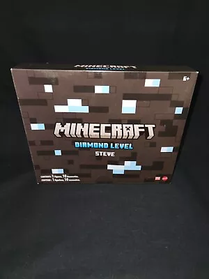 Mattel Creations Minecraft Diamond Level Steve Collector Figure 2022 SDCC New • $39.99