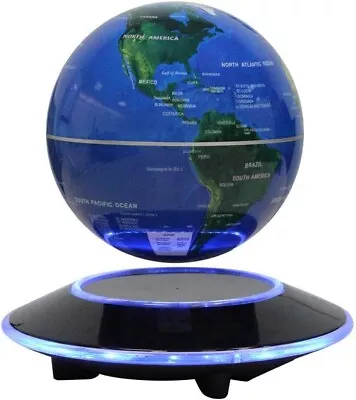 £73.39 • Buy Rotating Magnetic 6  Levitation Floating Globe/World Map, Educational Decoration