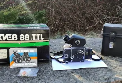 SLR Film Camera KIEV 88 VOLNA 3 F/2.8 P6 Pentacon Six 6x6 Hasselblad Copy Ussr • $649