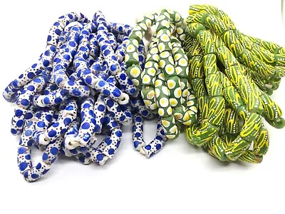 £7.20 • Buy Hand Painted Krobo Recycled Glass Beads |