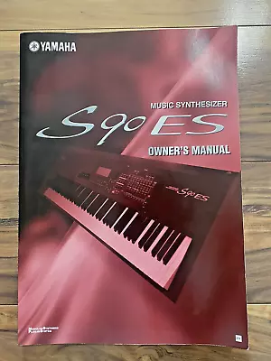 Yamaha S90 ES Music Synthesizer Keyboard Original User's Owner's Manual Book • $51.26