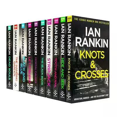 Ian Rankin Inspector Rebus Series Collection 10 Books Set (Knots And Crosses Hi • £23.63