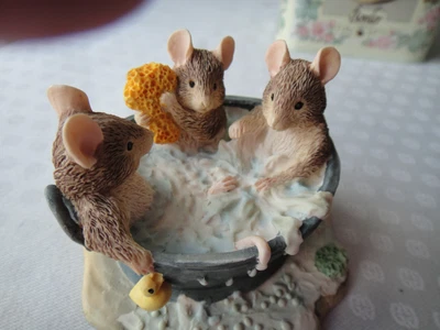 £30 • Buy Brambly Hedge Figurine BH73 Babies In The Bath Border Fine Arts Jill Barklem