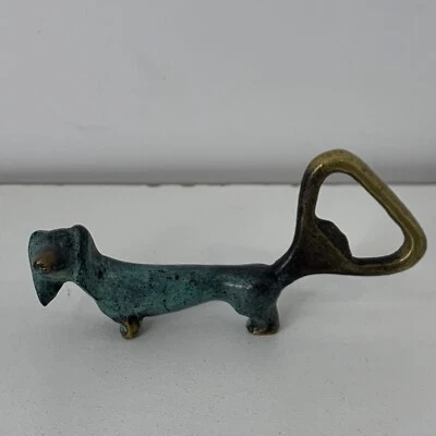 $21.85 • Buy Vintage Dachshund Dog Hakuli Israel Metal Bottle Opener P417