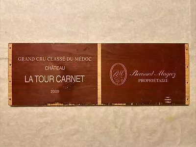 1 Rare Wine Wood Panel La Tour Carnet Magrez Vintage CRATE BOX SIDE 3/24 904 • $9.98