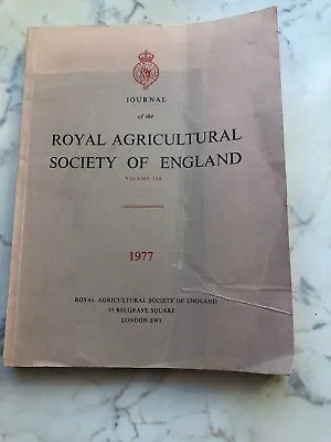 £9.99 • Buy Journal Of The Royal Agricultural Society Of England, 1977, Vol 138