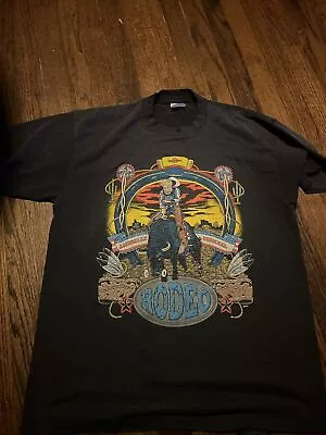 Vintage Wild Outfitters Hare Rodeo T Shirt  Graphic 1992 Size XL Men • $5.50