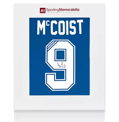 £185.99 • Buy Ally McCoist Signed Rangers Shirt - Polo Shirt, Number 9 - Gift Box