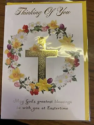 Religious Christian Easter Card. With Envelope Free Postage • £2.75