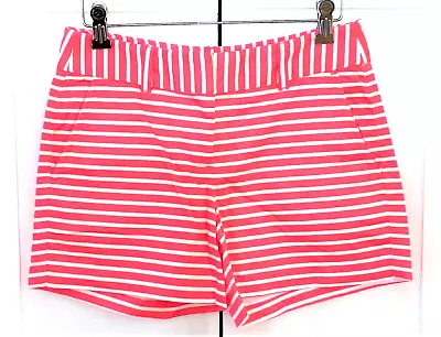 Vineyard Vines Salmon/Pinkish Sailing Stripe Shorts Size 0 • £24.13