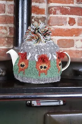 £19.99 • Buy Pachamama Herd Of Highland Cows Tea Cosy, Fair Trade , Hand Knitted 100% Wool