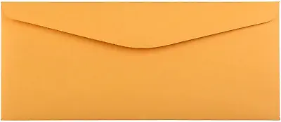 JAM PAPER #11 Envelopes - 4 1/2 X 10 3/8 - Brown Kraft Manila - 50/Pack • $14.70