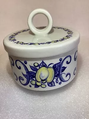 Villeroy Boch Cadiz Porcelain Lidded Jar Luxembourg 3.5 X 3.5  • $20