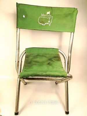 Vtg Flight Master Augusta PGA Masters Aluminum Folding Chair Spectator Seat • $165.34