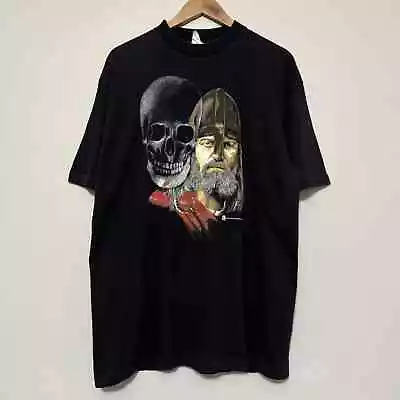 Vintage Jorvik Viking Centre Medieval Skull Tee Goth Tee • $40