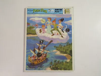 Vintage Golden Walt Disney Classic Peter Pan Frame Tray Puzzle Made In USA • $7.99