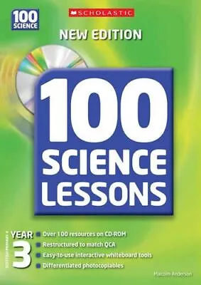 £35 • Buy 100 Science Lessons For Year 3 With C New Book, Malcolm Anderson