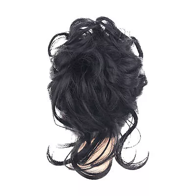 Synthetic Hair Bun Fluffy Headwear Women 3d Scrunchy Curly Hair Wig Natural Look • $8.42