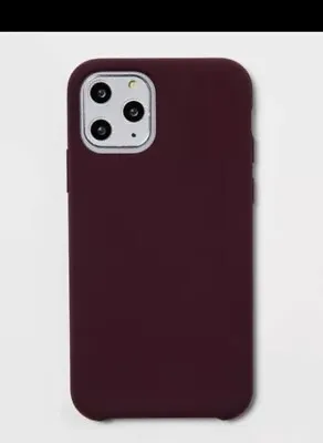 Heyday Apple IPhone X XS IPhone 11 Pro Silicone Case - Mulberry Purple Bumper • $7