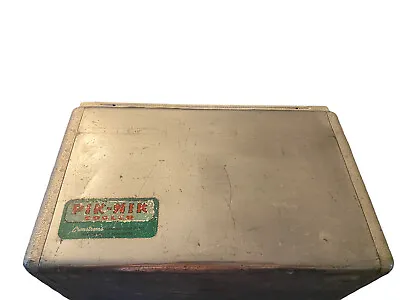 Vintage Cronstrom's Pik-Nik Aluminum Metal Cooler Ice Chest Camping Cooler  • $55