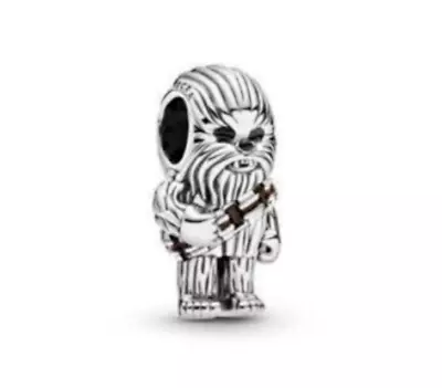 $55 • Buy Genuine PANDORA Star Wars Chewbacca Sterling Silver Charm 799250C01 New RETIRED